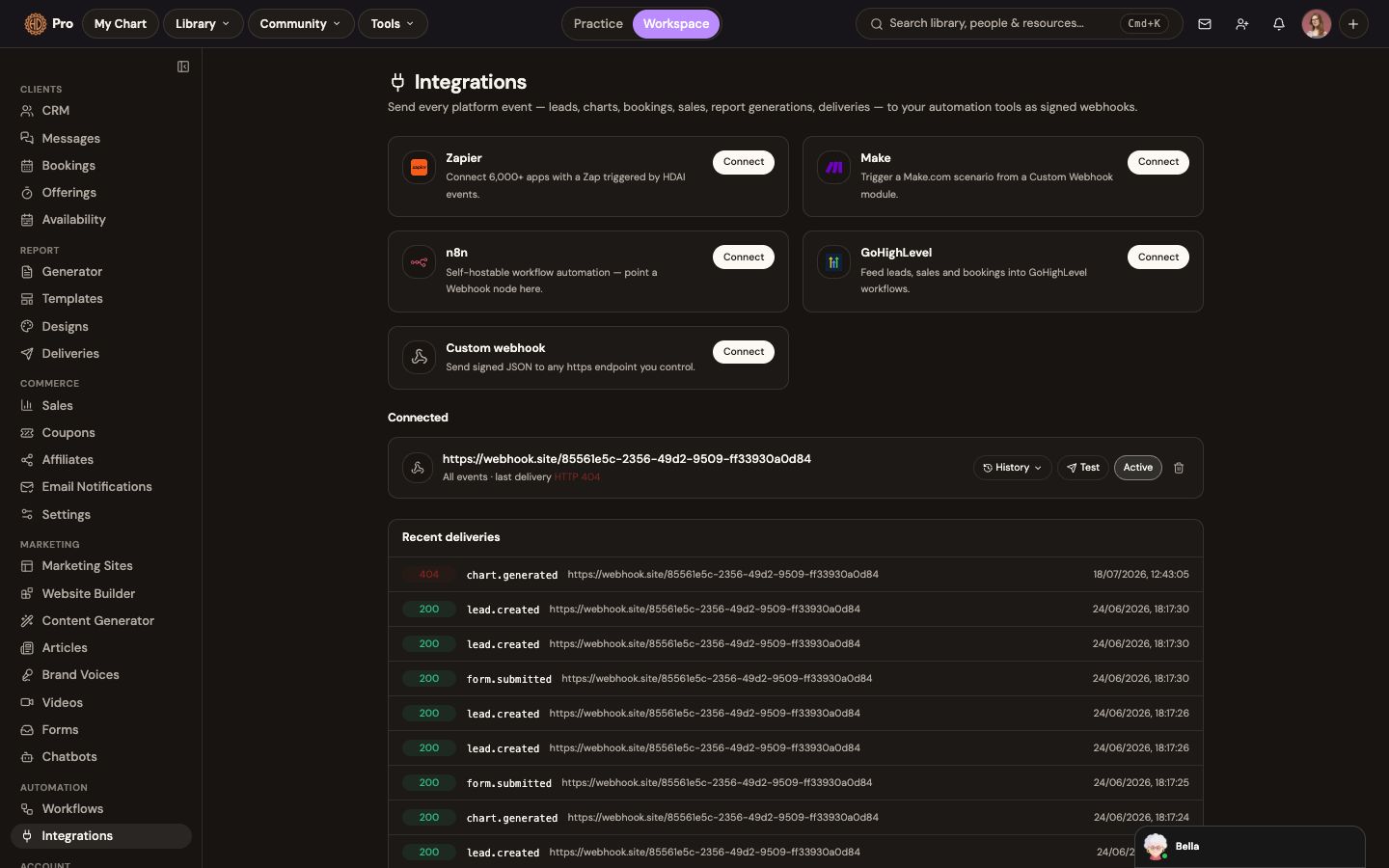 Integrations: Zapier, n8n and GoHighLevel